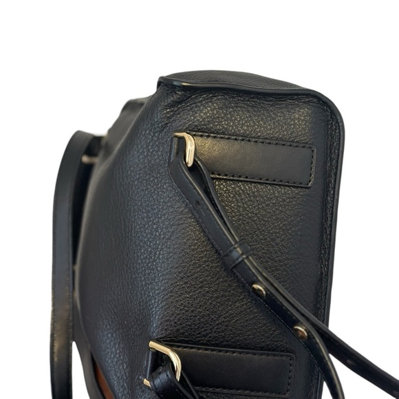 Michael Kors Small Black Leather Jessa Convertible Backpack/Crossbody - Picture 6 of 16